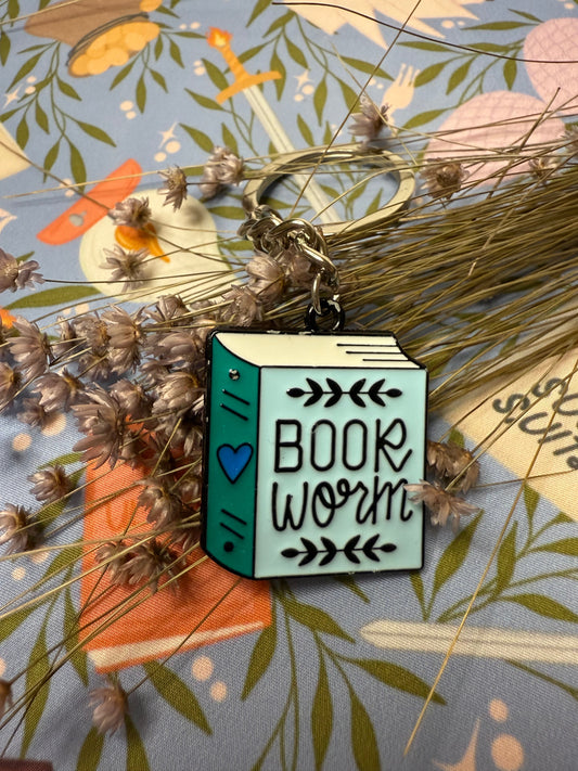 Key chain - bookworm
