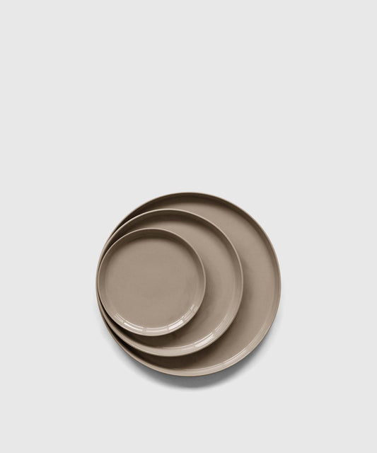 Stoneware Rim Plate – Sand